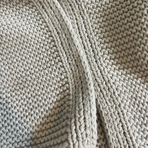 Mod Ref Chunky Knit Longline Cardigan Sweater: Gray Pockets Size XS - Picture 4 of 6